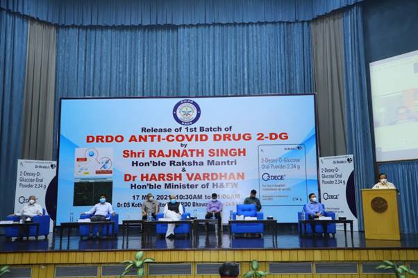 Defence Minister Rajnath Singh launches DRDO’s anti Covid drug 2-deoxy-D-glucose (2-DG)