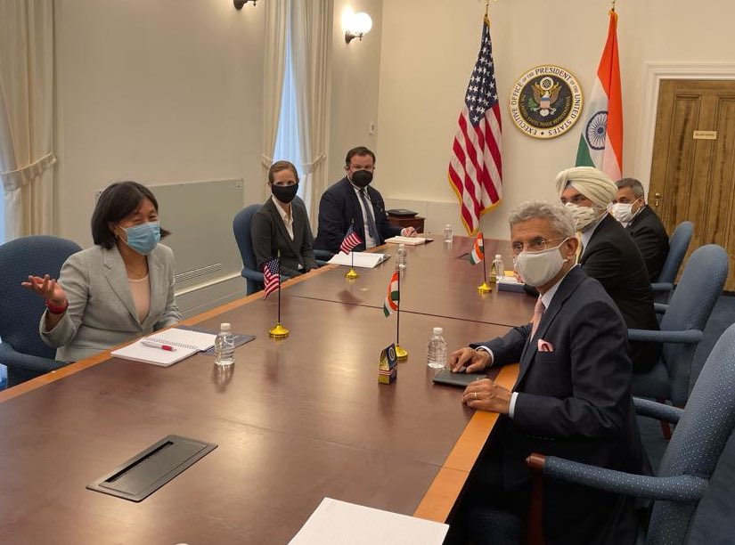 Jaishankar meets Biden Administration top officials, discusses Indo-Pacific, Afghanistan, TRIPS agreement
