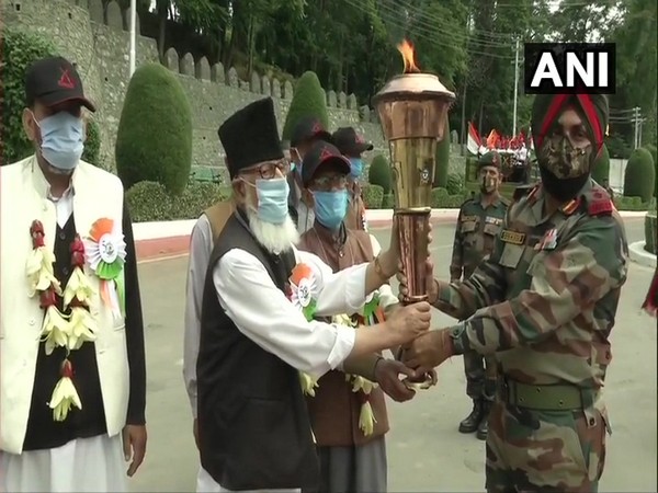 ‘Swarnim Vijay Varsh’: JK Light Infantry receives ‘Victory Flame’ in commemoration of 1971 India-Pak war