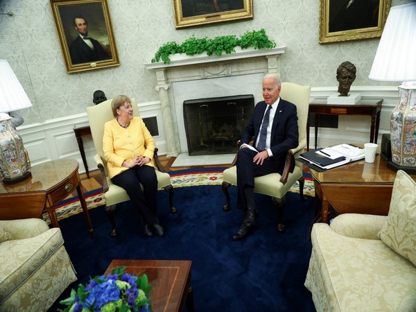 German Chancellor Angela Merkel meets US President Joe Biden in Washington