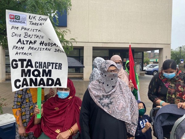 Muttahida Qaumi Movement stages protest in Canada against Imran Khan, Pak Army