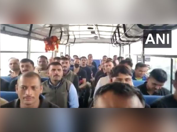 ‘Bharat Mata Ki Jai’ chant Indian officials evacuated from Kabul after landing in Gujarat