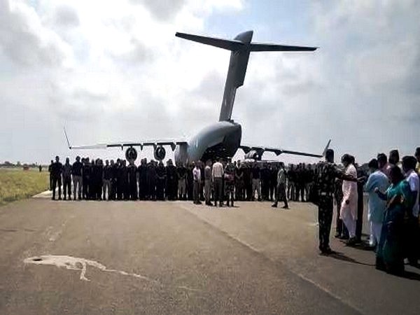IAF aircraft carrying Indian officials lands in Gujarat’s Jamnagar