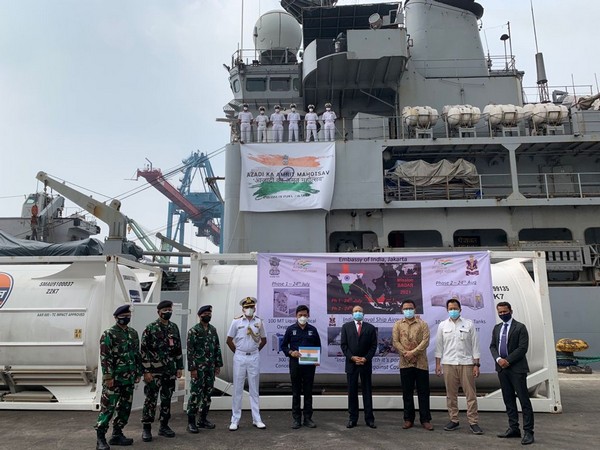 Mission Sagar: Indian Naval Ship Airavat arrives at Jakarta to deliver medical supplies