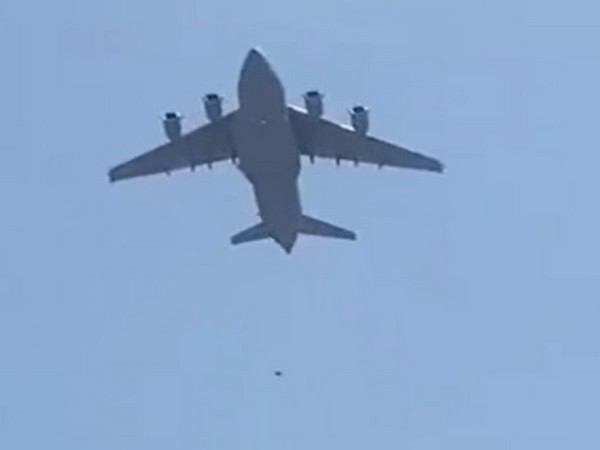 Video shows Afghans who clung to plane falling off from sky as flight takes off from Kabul