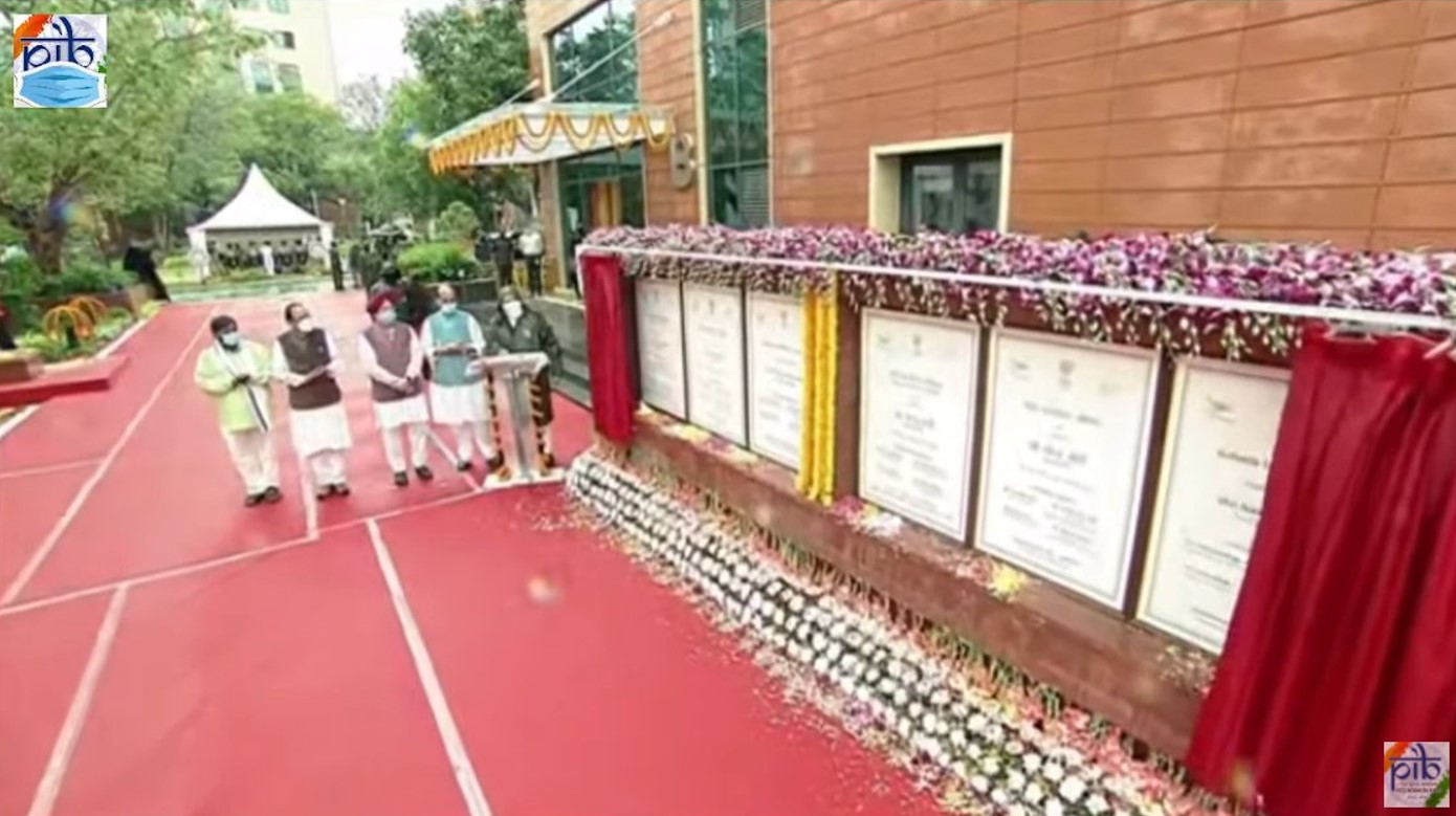 PM Modi inaugurates the Defence Offices Complexes at Kasturba Gandhi Marg and Africa Avenue