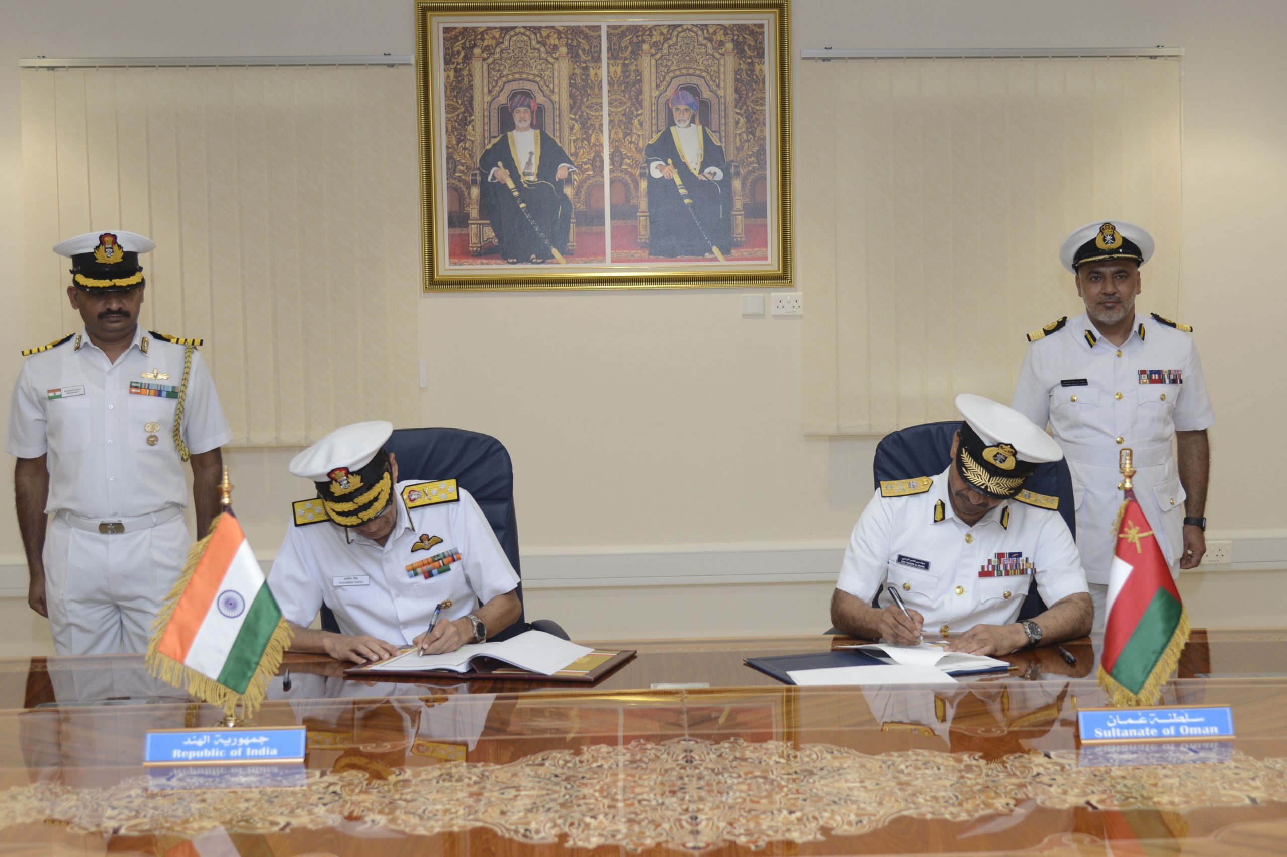 MOU On White Shipping Information Exchange Between Indian Navy and Royal Navy of Oman