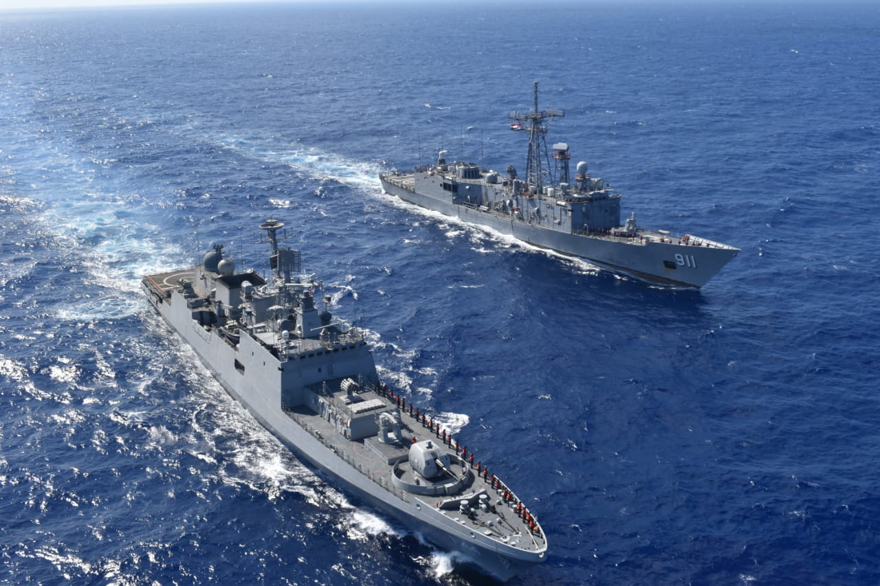 INS Tabar Conducts Maritime Partnership Exercise with Egyptian Navy
