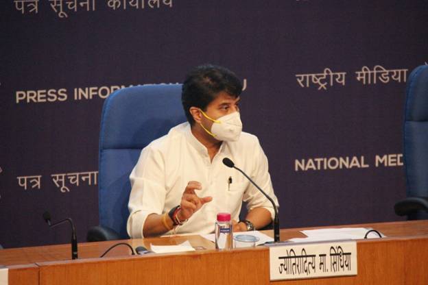 Incentives of Rs.120 crore to be given in next 3 years under PLI scheme for drones and drone components: Civil Aviation Minister Shri Jyotiraditya M. Scindia