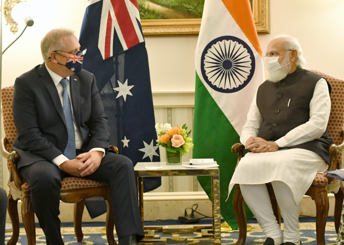 India-Australia Virtual Summit between Prime Minister Shri Narendra Modi and Prime Minister of Australia H.E. Mr. Scott Morrison