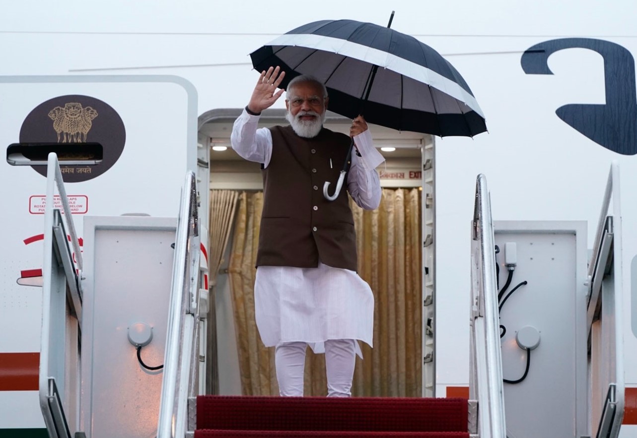 Arrival of Prime Minister Modi to Washington D.C.