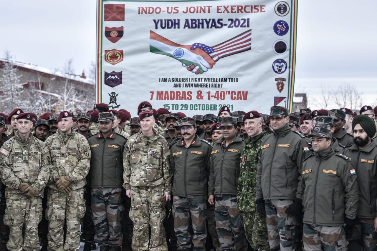 Joint Military Training of Indian and US Armies Ex Yudh Abhyas Concluded in Alaska