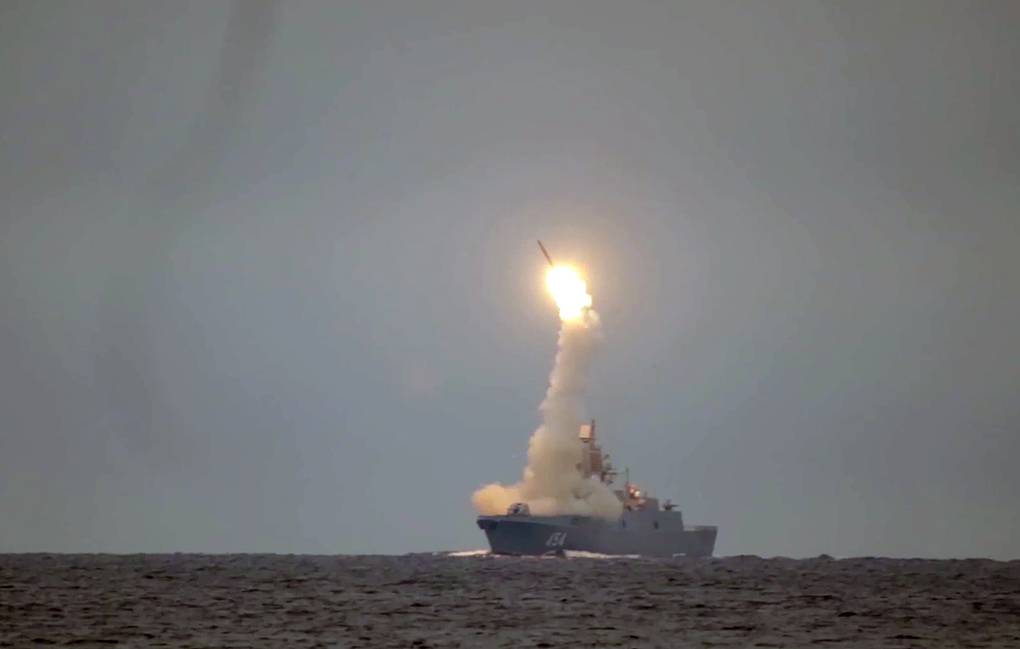 Russia test fires submarine-launched hypersonic Tsirkon missile for first time