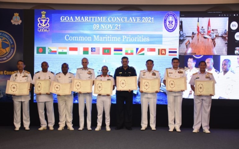 GOA MARITIME CONCLAVE – 2021  IN’s Outreach Initiative for ‘Harnessing Maritime Thought’