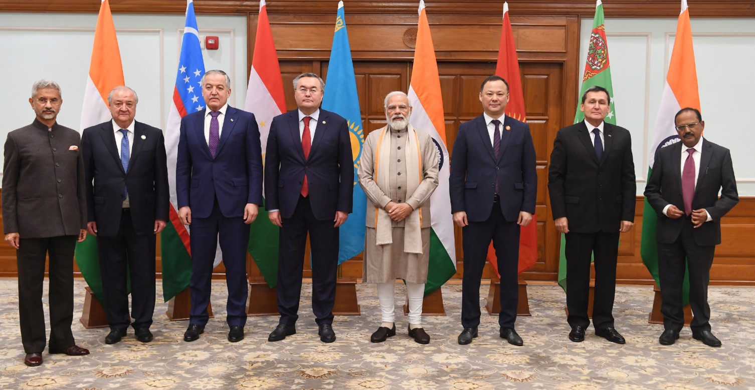 Foreign Ministers of Central Asian countries Call on Prime Minister Narendra Modi