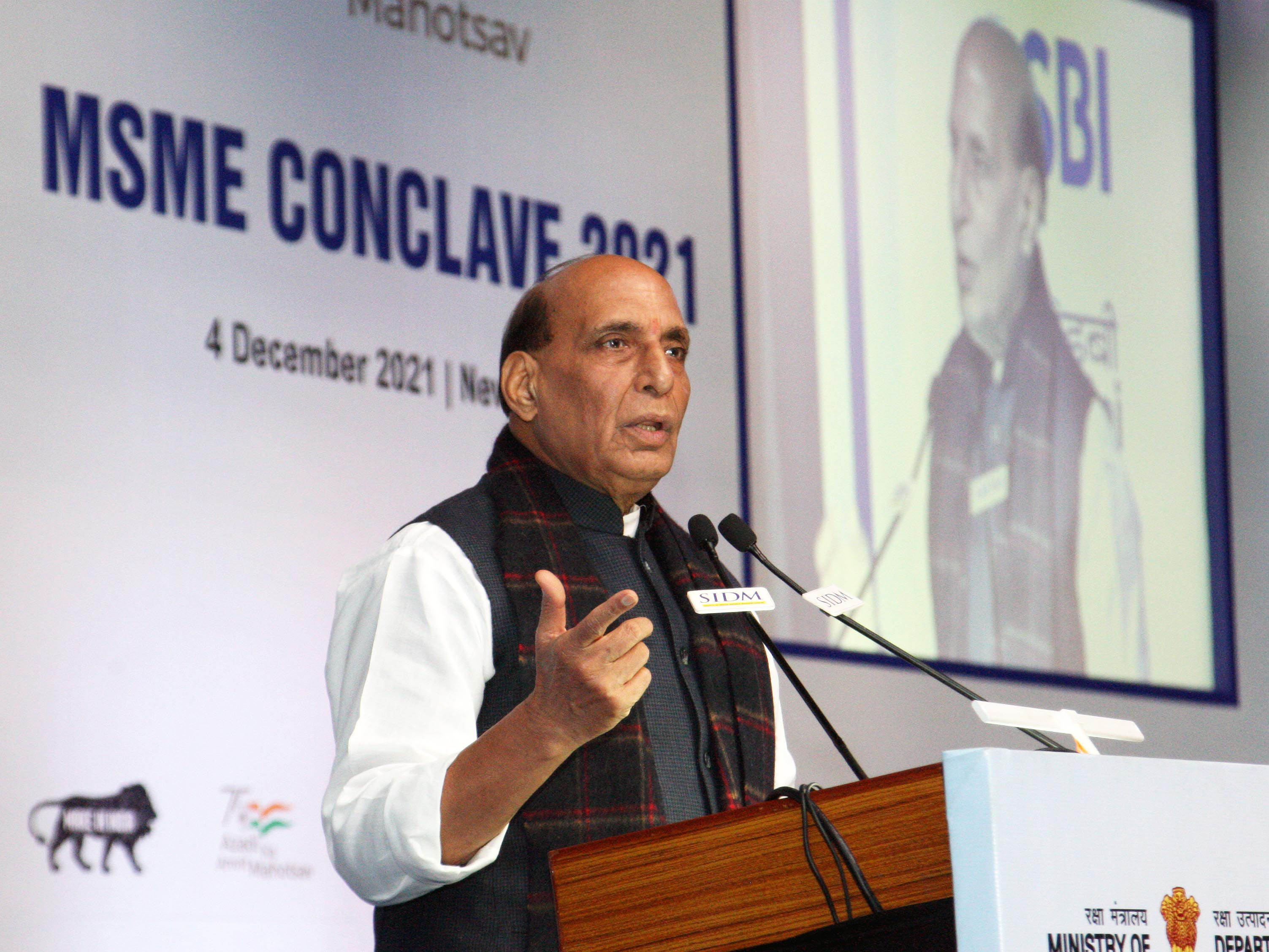 Focus on being self-reliant in defence technology: Rajnath Singh tells stakeholders