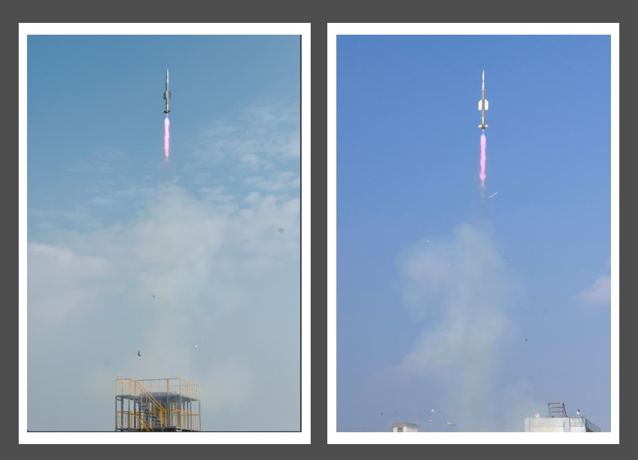 Successful Flight Test of Vertical Launch Short Range Surface to Air Missile