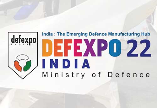 Raksha Mantri Shri Rajnath Singh reviews the preparations of the Largest Ever DefExpo 2022 to be held at Gandhinagar, Gujarat