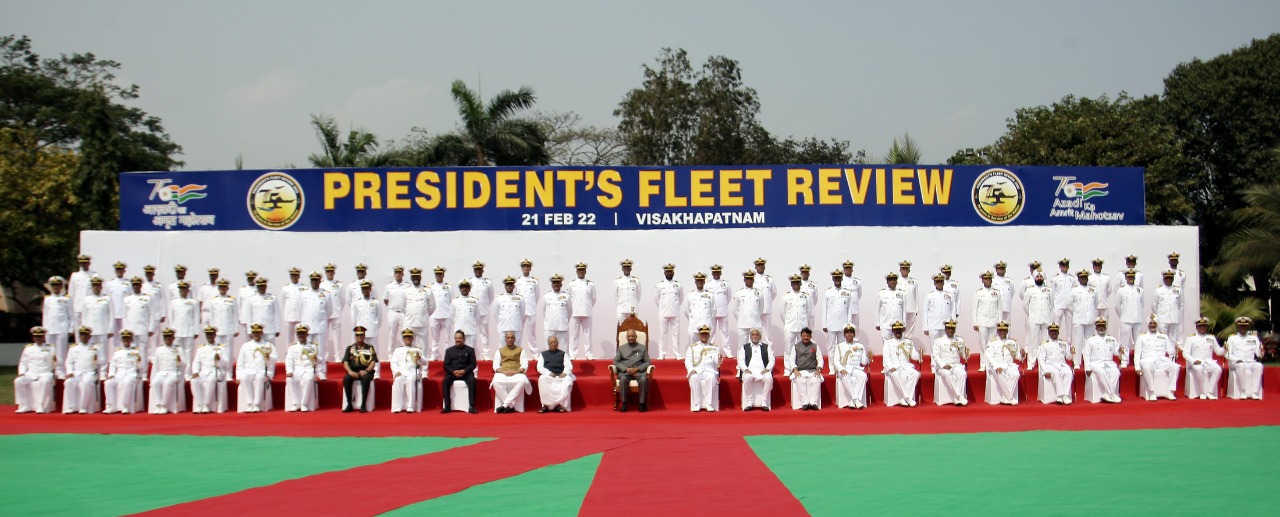 Indian Navy Showcases Latest Indigenous Acquisitions During The President’s Fleet Review