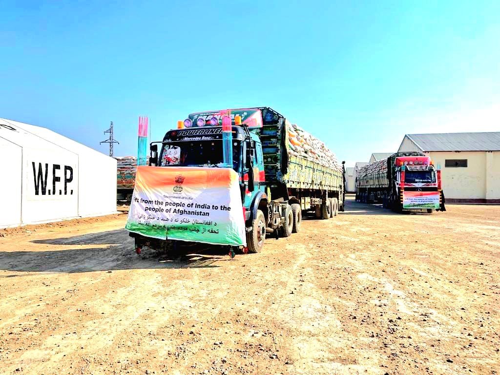 ‘Afghanistan praises Indian quality wheat sent as aid; 3rd batch of shipment scheduled for Mar 8’