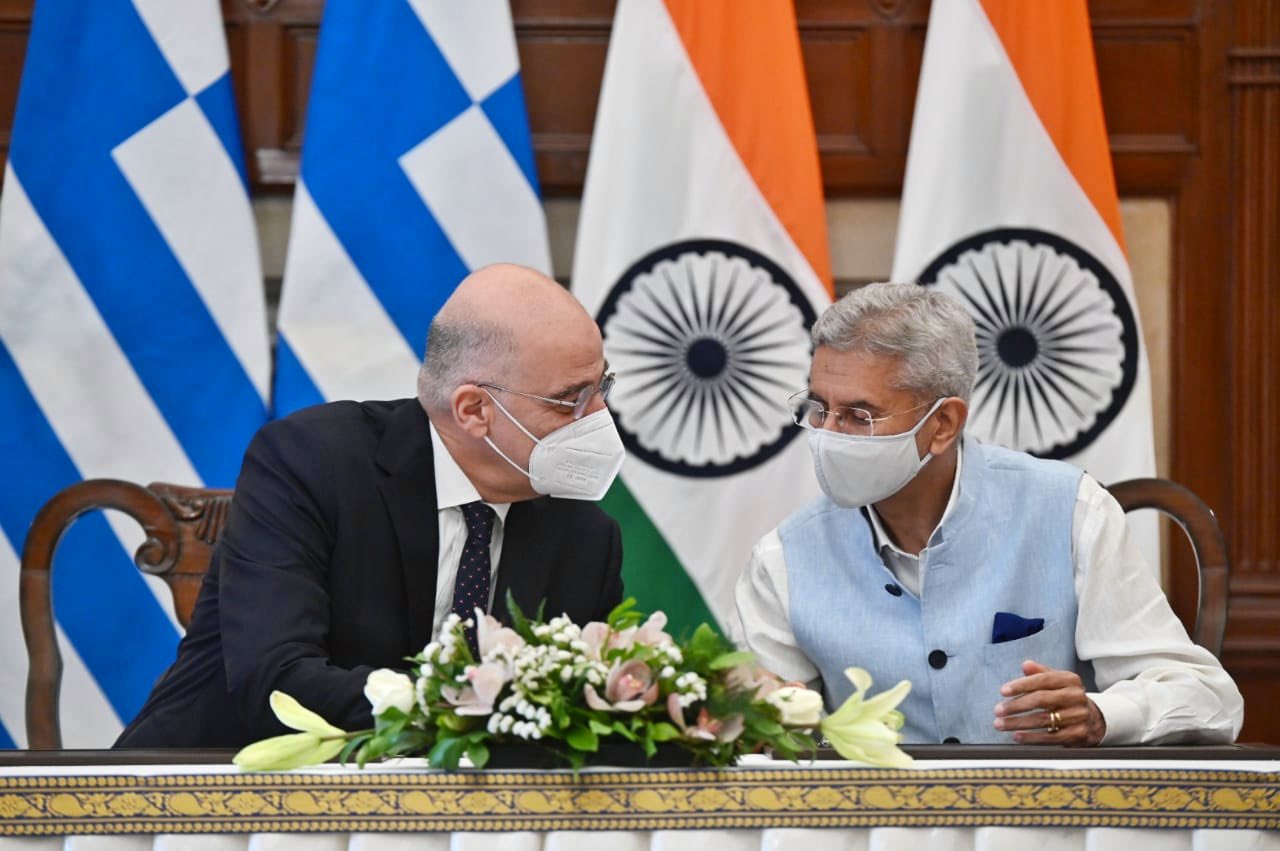 Visit of Minister of Foreign Affairs of the Hellenic Republic (Greece) Mr. Nikos Dendias to India (March 22-23, 2022)
