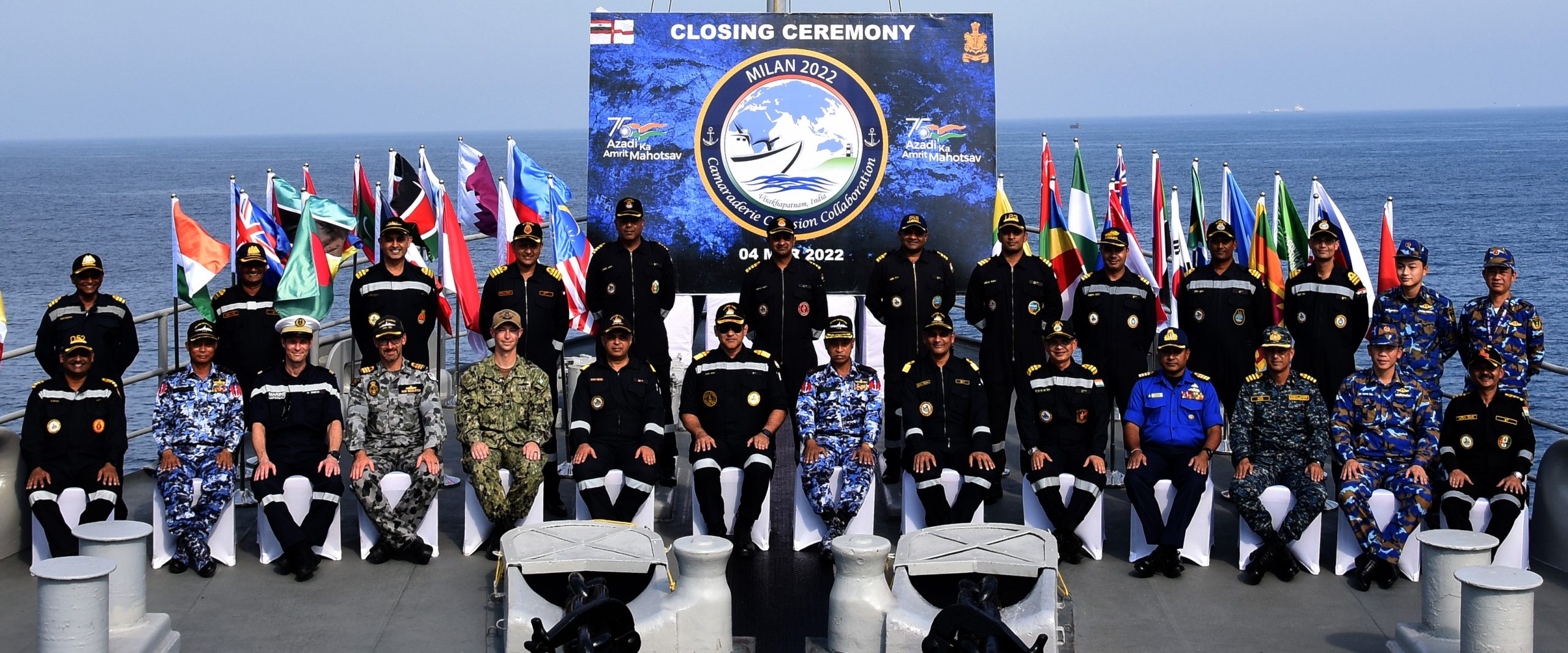 Multilateral Naval Exercise MILAN 22 Concludes in Visakhapatnam