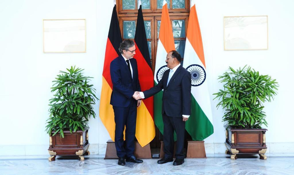 Doval holds talks with German security and foreign policy adviser
