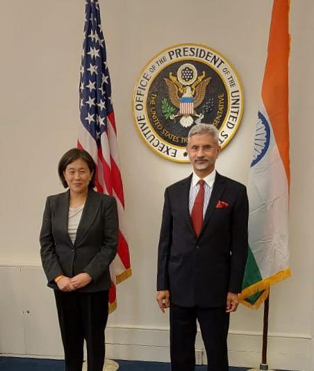 EAM Jaishankar and USTR Tai discuss bilateral trade, exchange notes on global situation