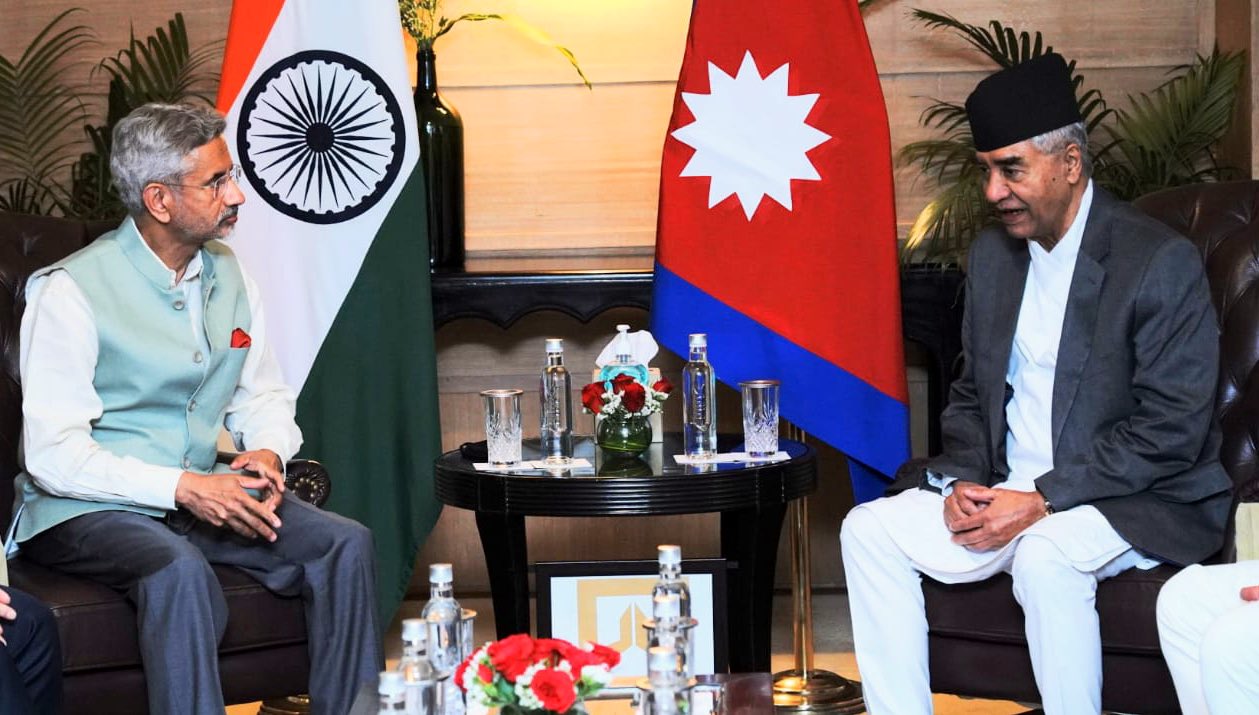 Confident that Nepalese PM Deuba’s visit will further strengthen ties: Jaishankar