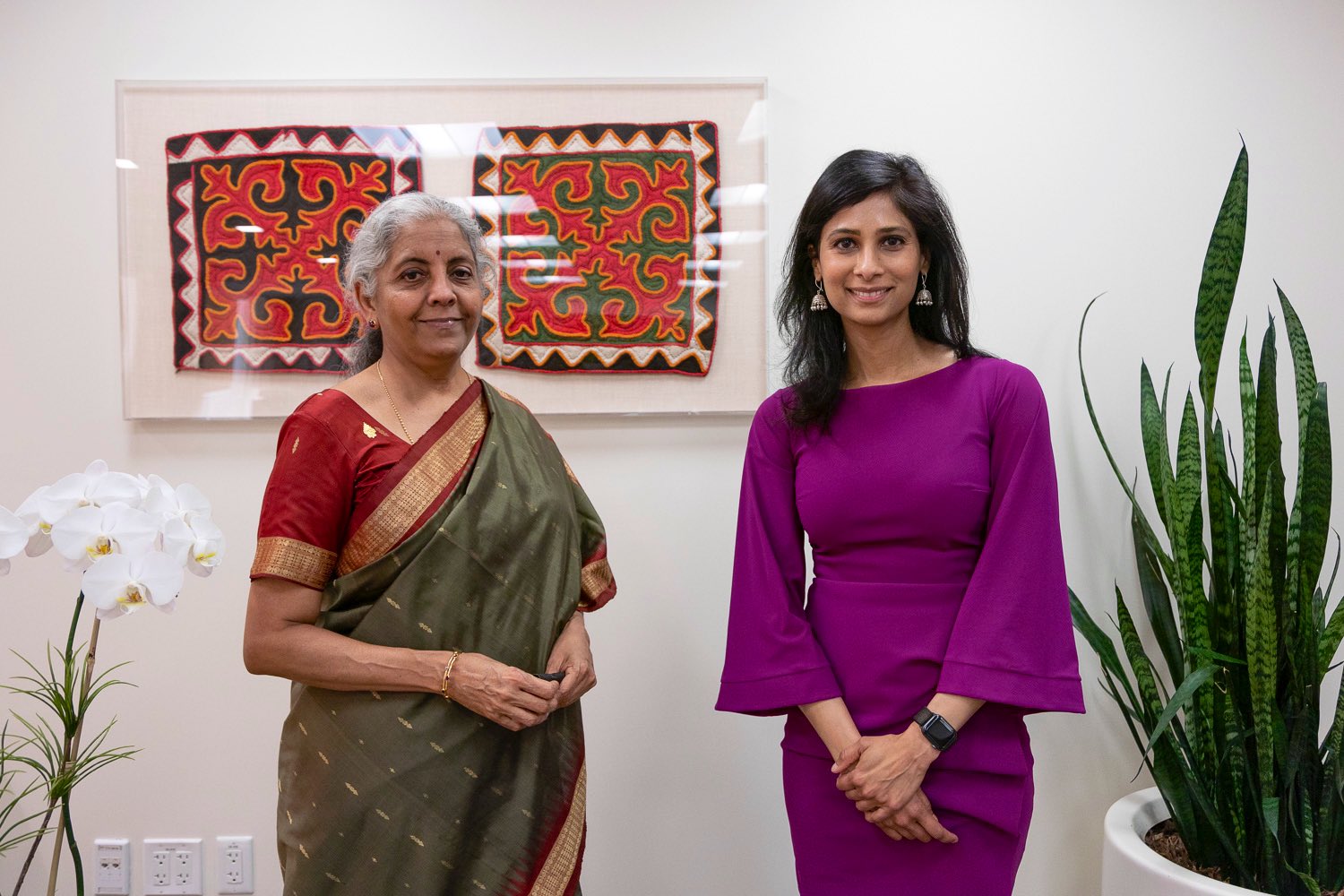 FM meets IMF DMD Gita Gopinath; discusses wide range of issues