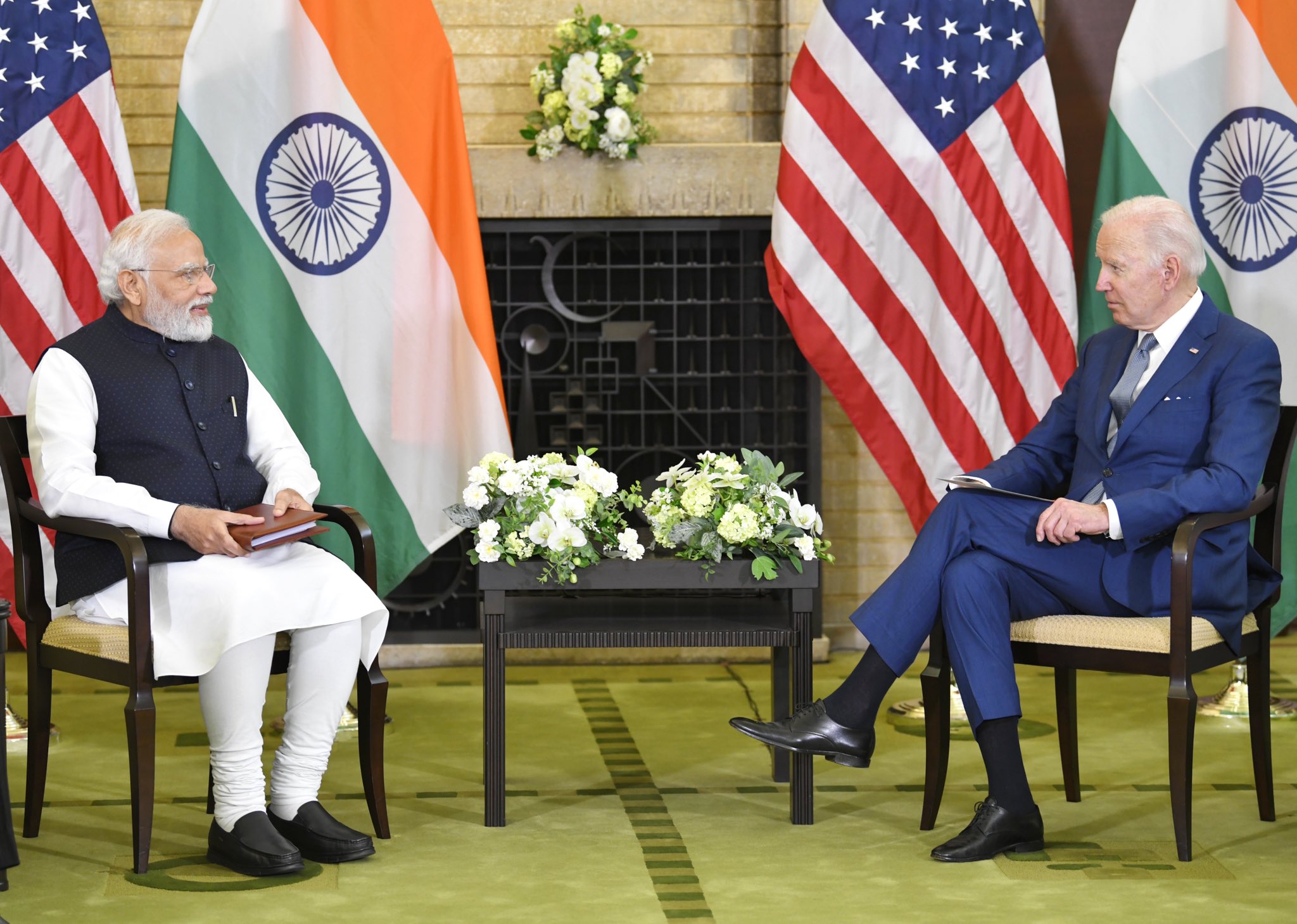 Committed to making US-India partnership among closest on earth: Prez Biden tells PM Modi in Japan