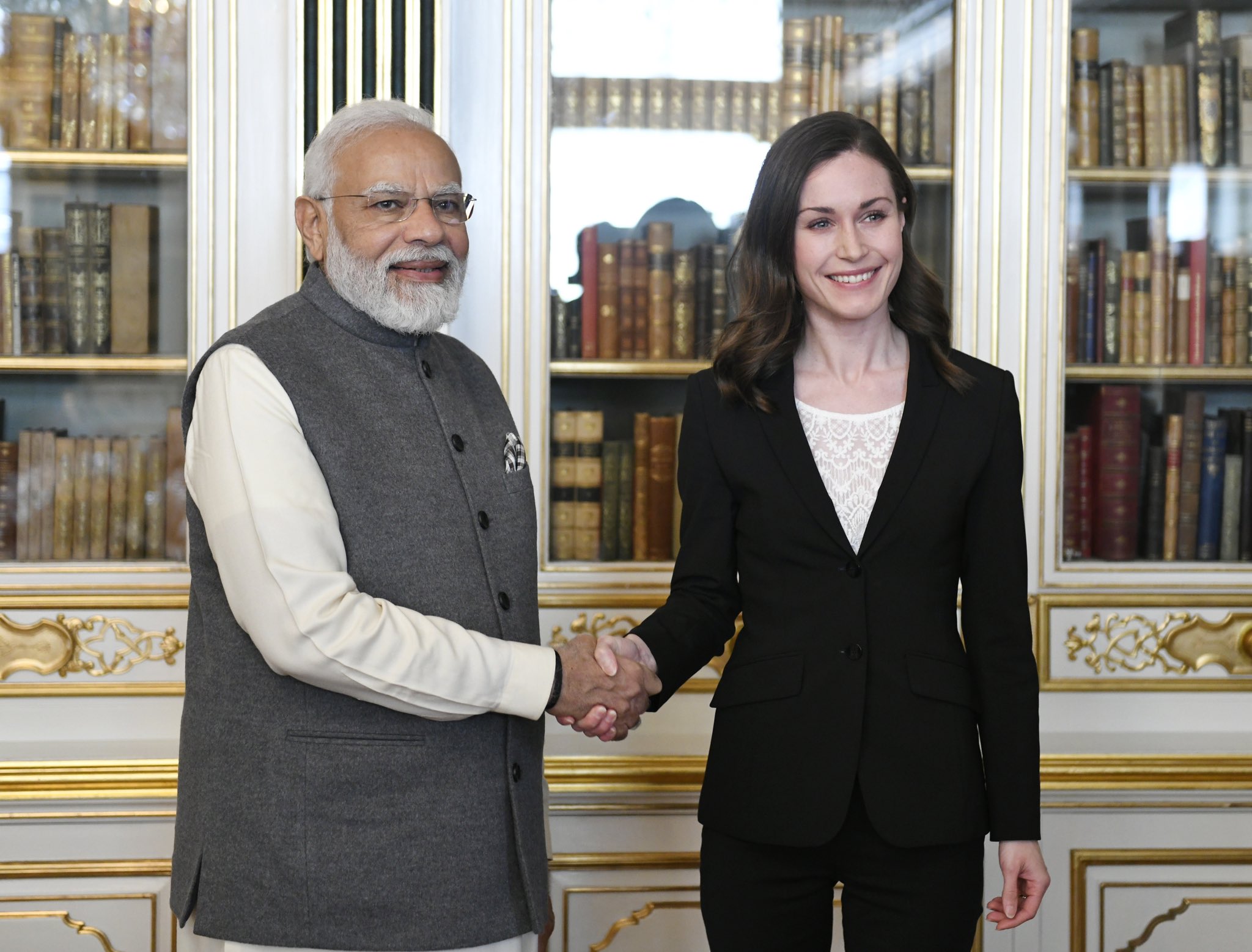 Prime Minister Modi’s meeting with Prime Minister of Finland Ms Sanaa Marin