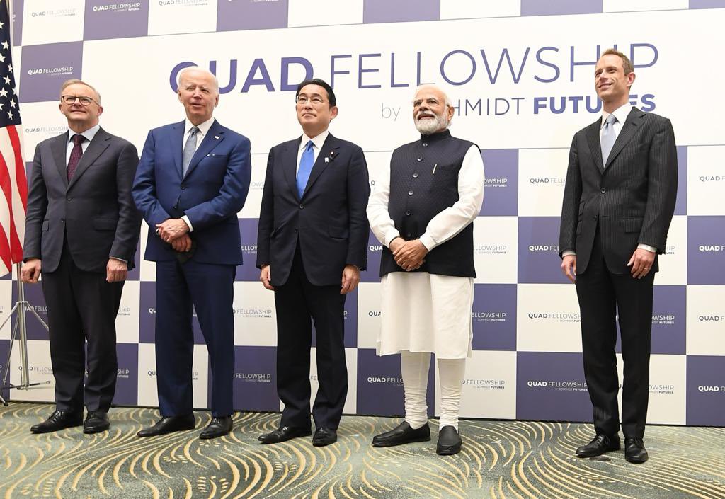Japanese PM Kishida receives PM Modi at Quad Leaders’ Summit in Tokyo