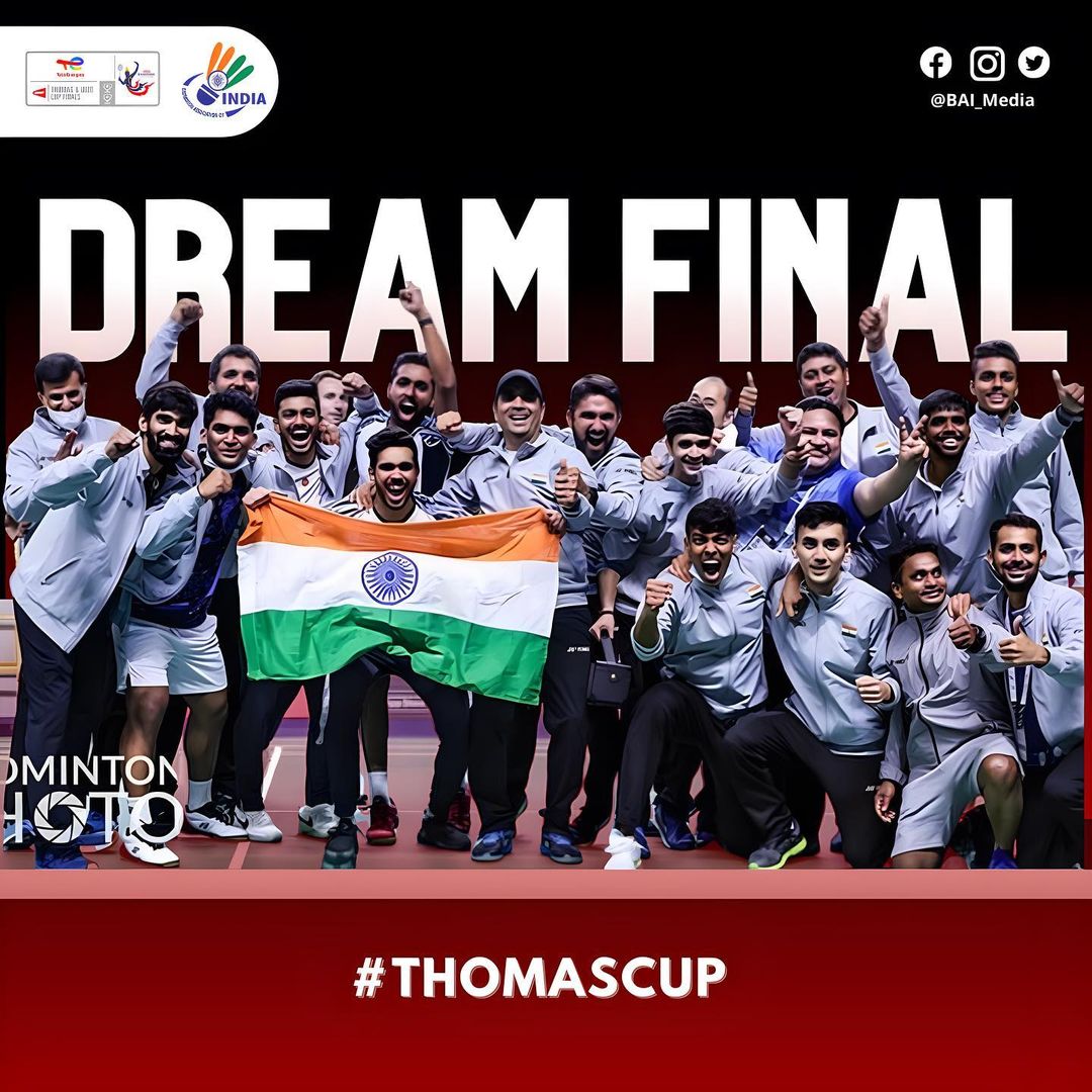 History beckons as India take on formidable Indonesia in Thomas Cup Final