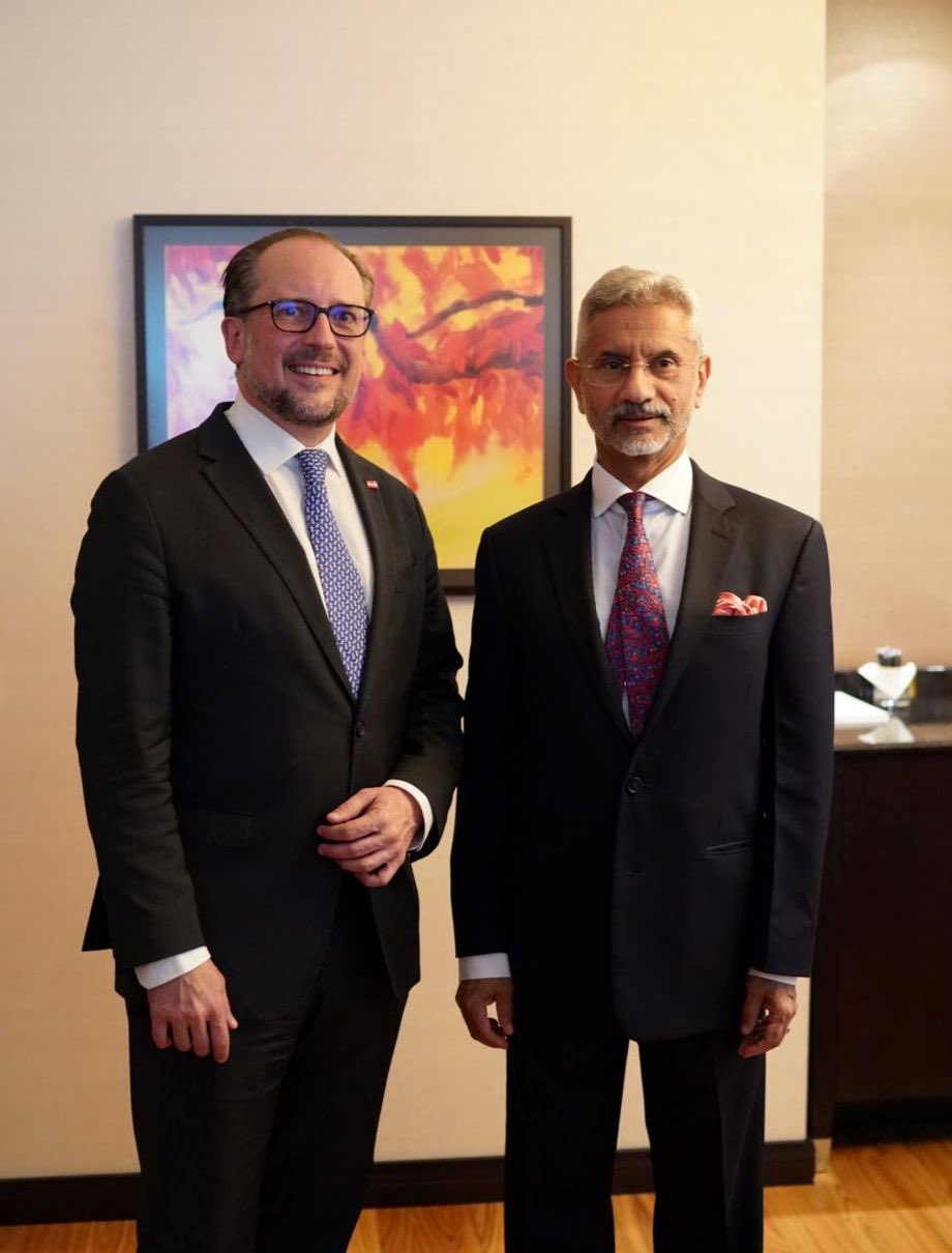 EAM Jaishankar meets Austrian counterpart; discusses situation in Afghanistan, Indo-Pacific