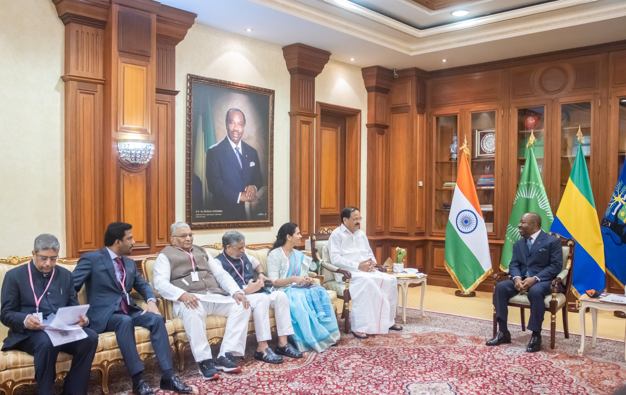 VP Naidu calls for exploring India-Gabon cooperation in green energy, health and agriculture