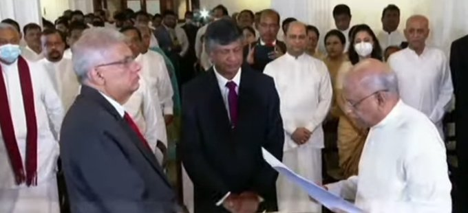 Veteran politician Dinesh Gunawardena appointed Sri Lanka’s PM as 18-member Cabinet swears in