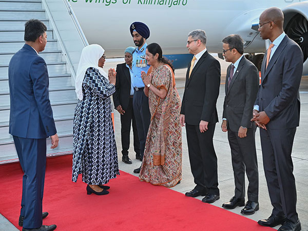 Tanzanian President Samia Suluhu Hassan arrives in India on State visit