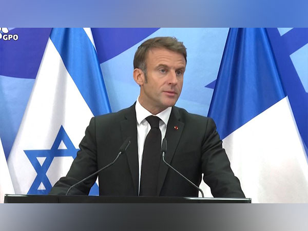 Macron calls for international coalition against ISIS to be expanded to fight Hamas