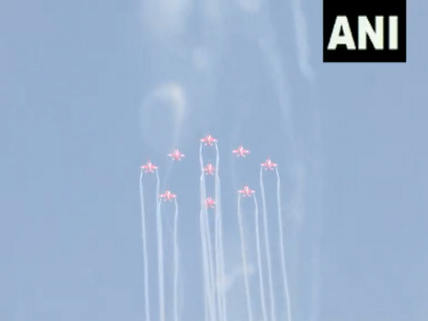 IAF organises ‘Air show’ at Air Force Station in Ambala as part of Platinum Jubilee Celebration of  SQN 5