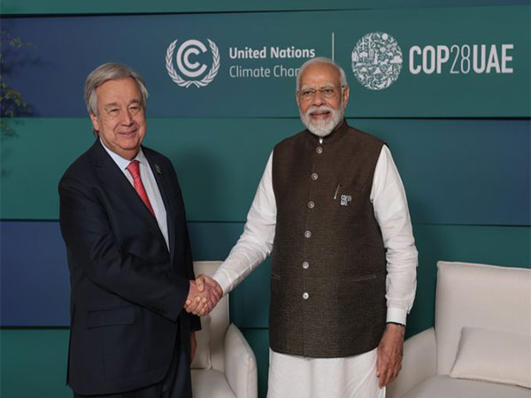 COP-28: UN Secretary General meets PM Modi in Dubai, welcomes his Green Credit Initiative