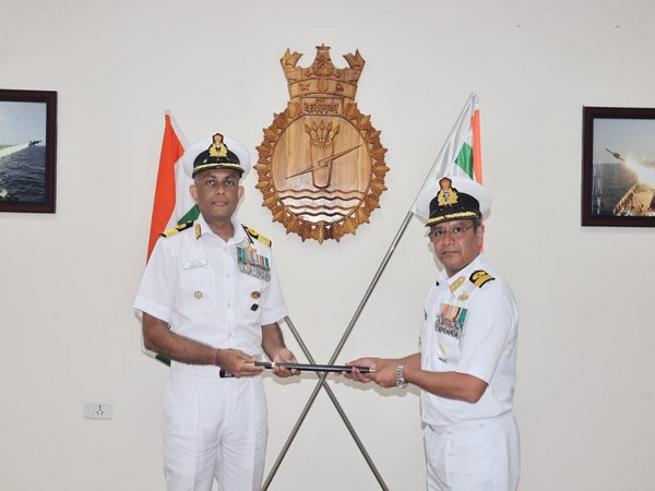 Commodore Pradeep Patel assumes charge as Commanding Officer INS Kalinga