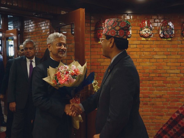 “Look forward to engagements” says EAM S Jaishankar as he arrives in Nepal