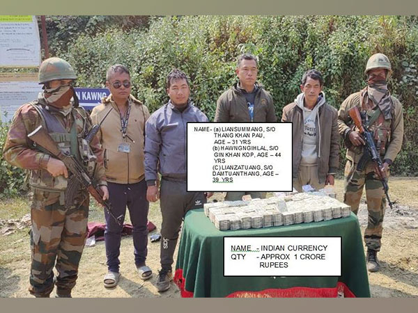 Assam Rifles arrest 3 Myanmar nationals, seize over Rs 1 crore in smuggling bust