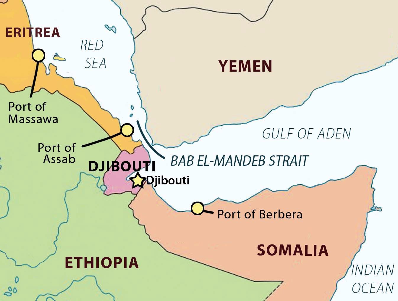 MANY SUITORS FOR STRATEGICALLY IMPORTANT DJIBOUTI