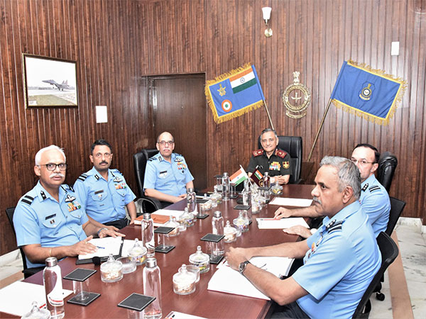 Prayagraj: CDS Gen Anil Chauhan visits Central Air Command, emphasises need of synergy in armed forces
