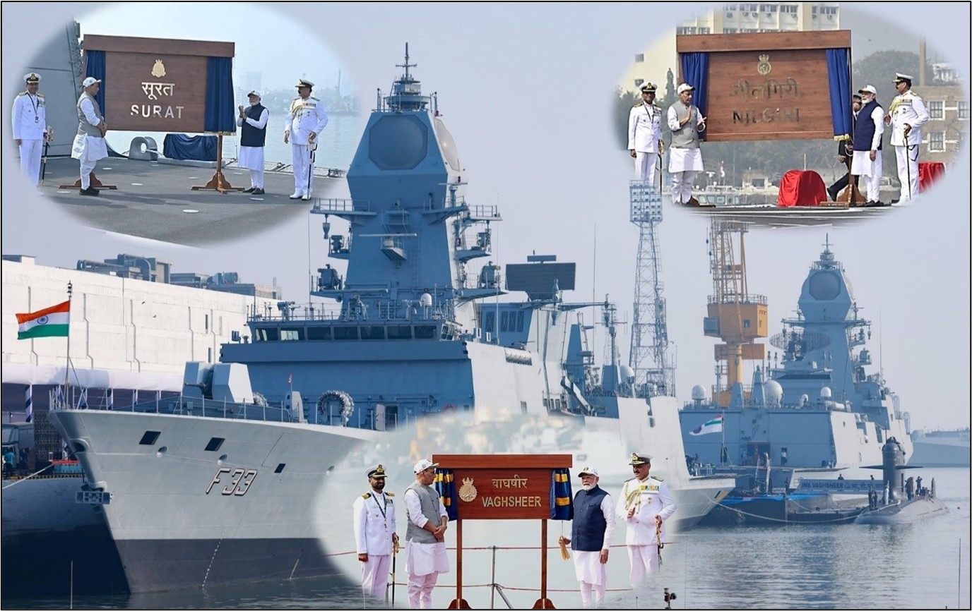 A DESTROYER, A STEALTH FRIGATE AND A SUBMARINE:  LETHAL ADDITIONS TO INDIA’S NAVAL MIGHT!