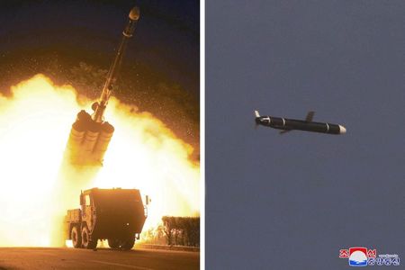 उत्तर कोरिया ने एक बार फिर किया मिसाइल परीक्षण