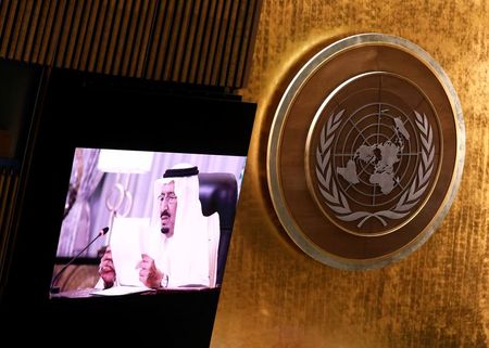 Saudi king tells U.N. that his Kingdom supports efforts to prevent nuclear Iran