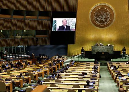 Lebanon president tells U.N. big challenges await government, help needed